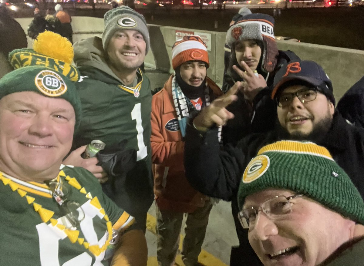 GO PACK GO!!!! (And it’s SNOWING at Soldier Field!)