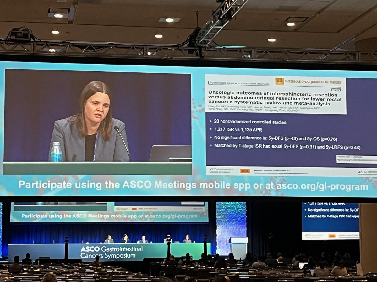 ASCO's tweet image. It's the final session of #GI26, Multidisciplinary Tumor Board: Innovations in Management of T2 Rectal Cancer” chaired by Dr. @JacquelyneGMD &amp;amp; @dramgt, reviewing clinical case scenarios: 
brnw.ch/21wYZlw 

#crcsm  

@TamerRefaatMD