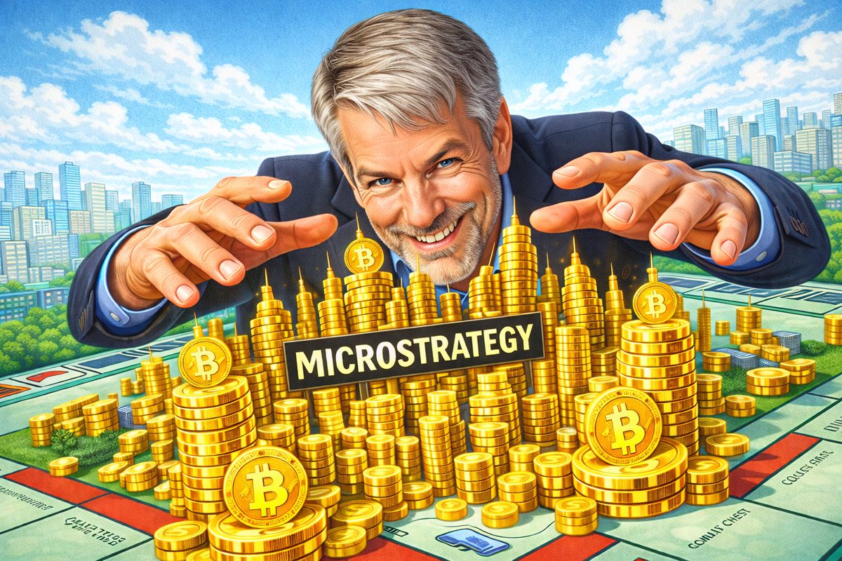 How does <a href="/Strategy/">Strategy</a> keep stacking thousands of BTC every week while most people struggle to stack 0.001- 0.01 a year?

They don’t “save.”
They use Wall Street to raise cheap money, issue stock, and turn their valuation into more Bitcoin.

It’s not budgeting… it’s scaling. 🚀₿