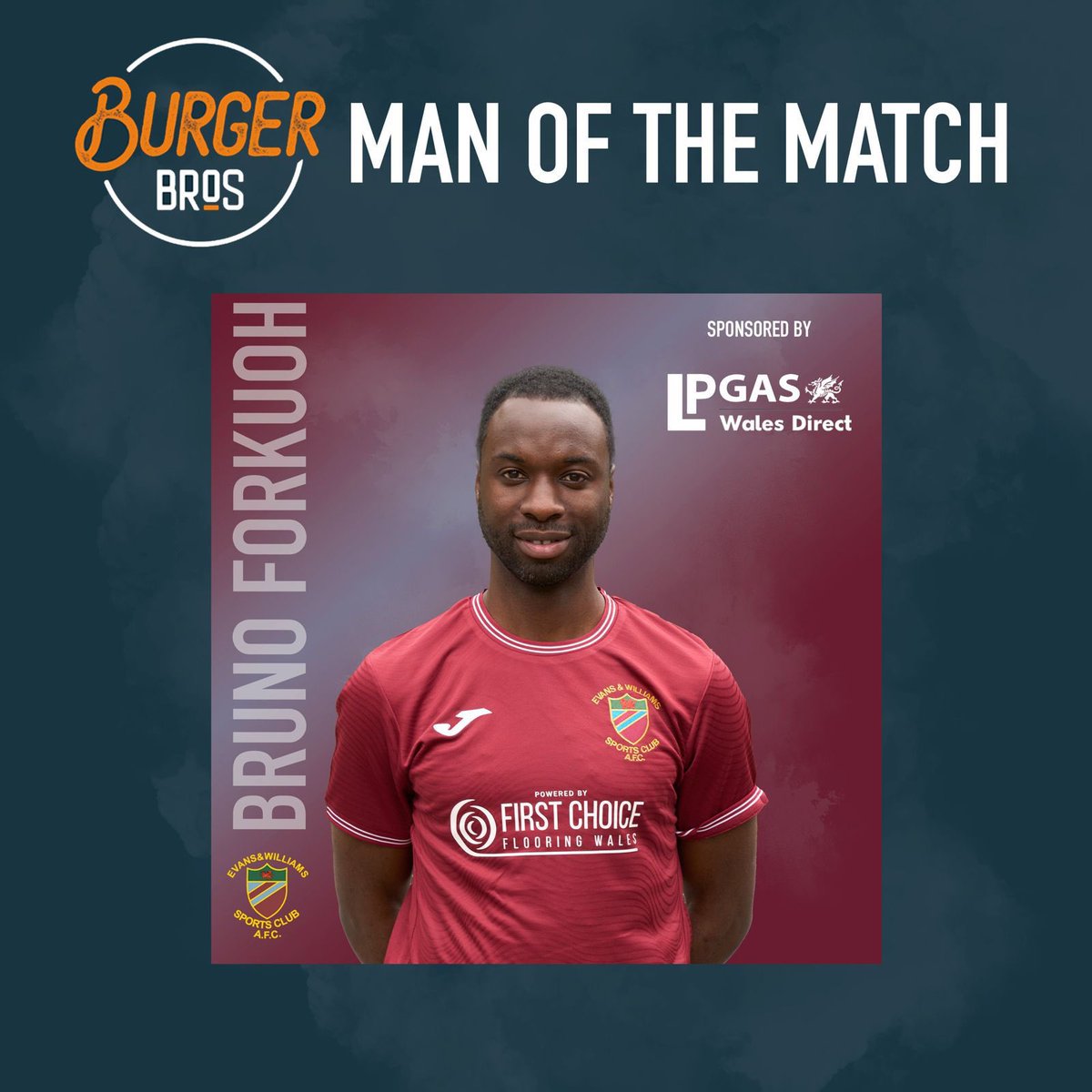 EvansWilliamsFC's tweet image. We kick off the year with a good win against South Gower FC. The @burgerbrosllanelli  man of the match is Bruno Forkuoh sponsored by @lp_gas_ltd

#Albies