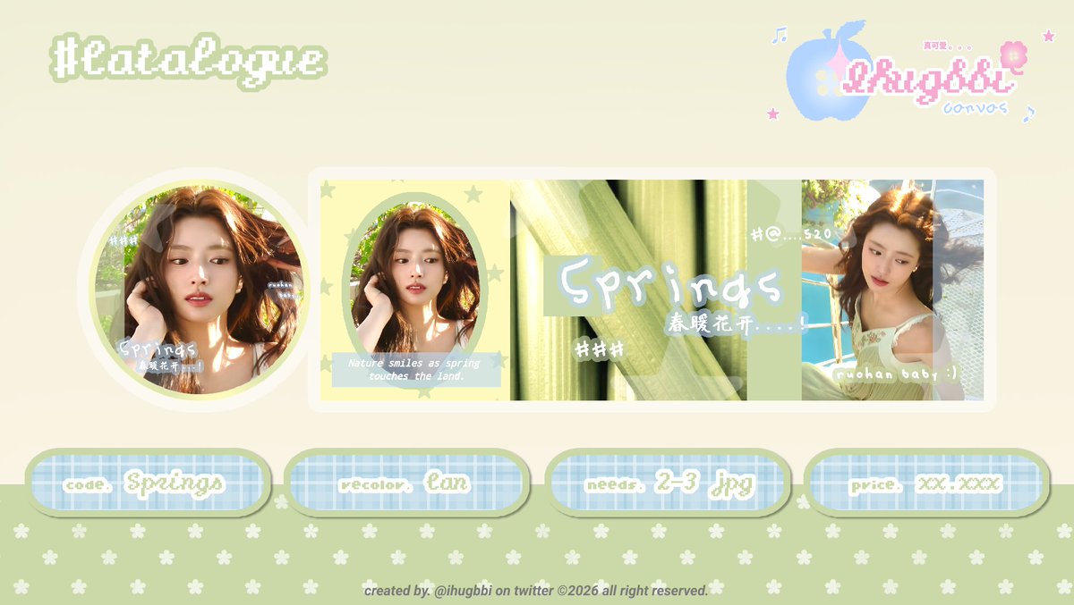 ihugbbi's tweet image. help repost boleh? thank you &amp;lt;3

hALo!? kali ini bbi optip layout katalog baru dengan spesial price yah!! check ALT for more :DD pengerjaan 1-3 hari yah jadi mohon bersabar 🍏🫧🫶🏻

#zonauang