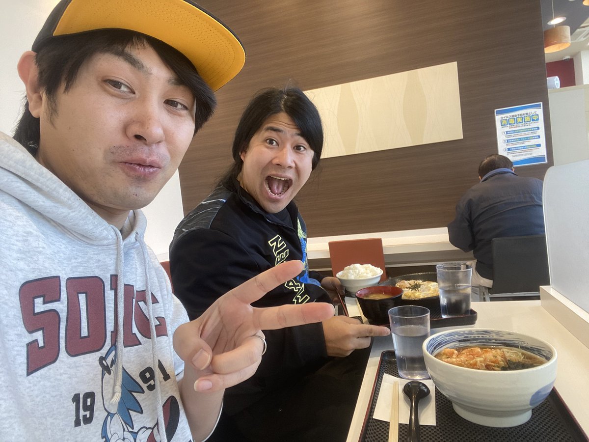 dashichaboyz's tweet photo. 併設の食事処で！

カツ煮が激ウマ。これは後半戦いける！

#スーパー夢らんど
#出しちゃうボーイズ
#PR https://t.co/2vHuYISEbj