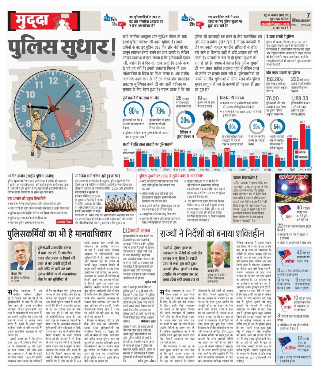 हर दिन रिस्क
हर रात चिंता 😢
इतना तो बनता है — ACP 3600, समय पर DPC, ग्रेजुएशन अनिवार्य, कंप्यूटर सर्टिफिकेट लागू
#राजस्थान_पुलिस
<a href="/RajGovOfficial/">Government of Rajasthan</a> <a href="/BhajanlalBjp/">Bhajanlal Sharma</a> <a href="/ZeeRajasthan/">ZeeRajasthan</a>
<a href="/MahanagarTimes_/">Mahanagar Times</a> h