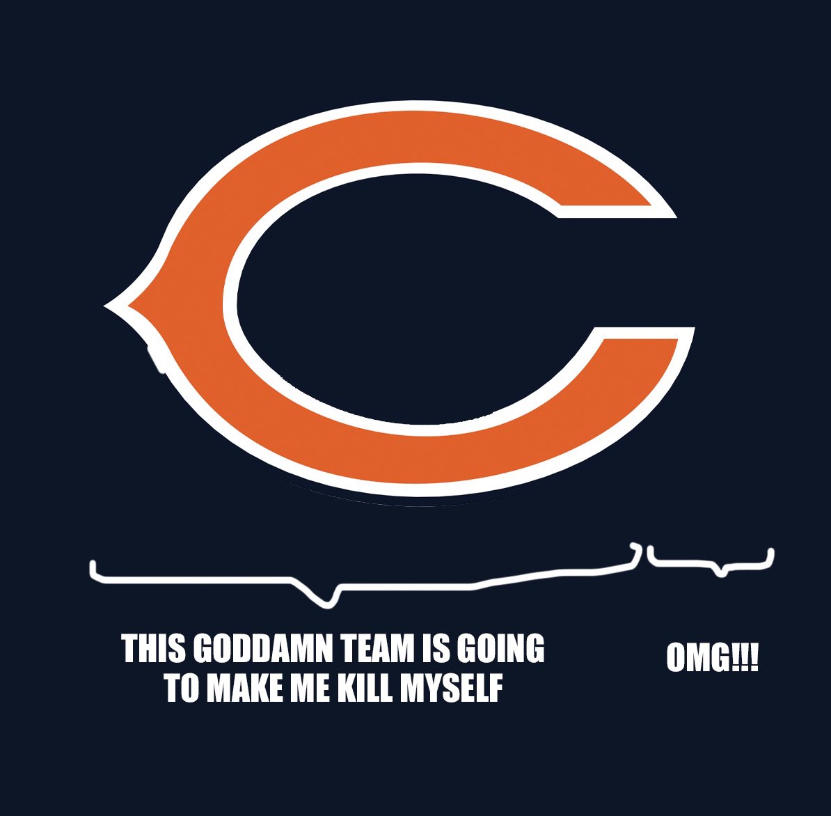 NFLMemes's tweet image. Every single Bears game this season