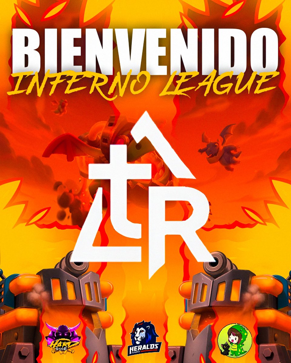 #InfernoLeagueE1 • ¡Bienvenidos! 😉

Desde Mexico, demosle la bienvenida a <a href="/TopRankedCR/">Top Ranked</a> 🇲🇽.

Serán ellos los primeros campeones de la Inferno League? 👀

#ClashRoyale #WeAreInferno 🔥.