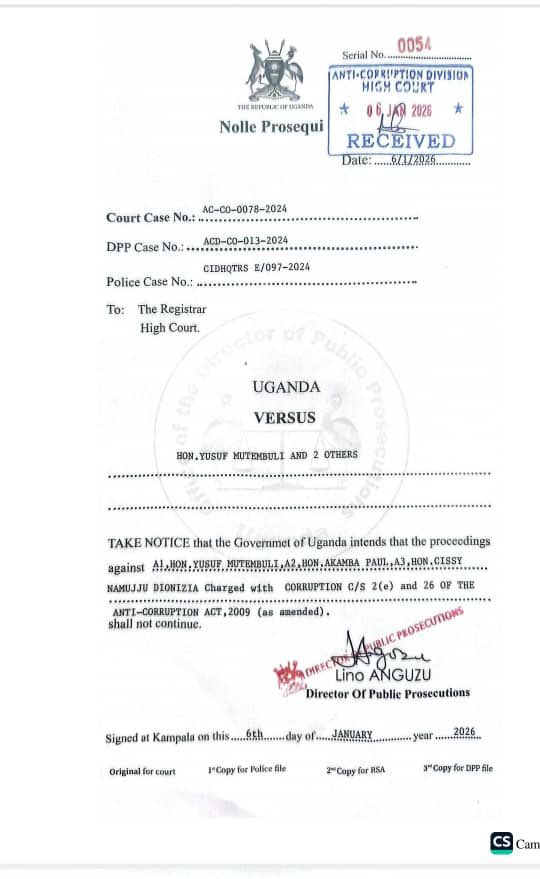 The same DPP who has refused to transfer the cases of our comrades, the political prisoners from the military court to civilian courts despite the Supreme Court ruling, this week dropped charges against three NRM MPs accused of corruption and abuse of office. This same DPP