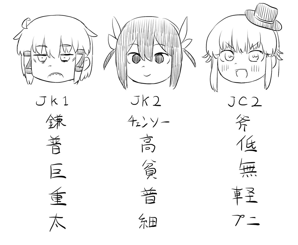 3人娘の情報です
ご査収ください 