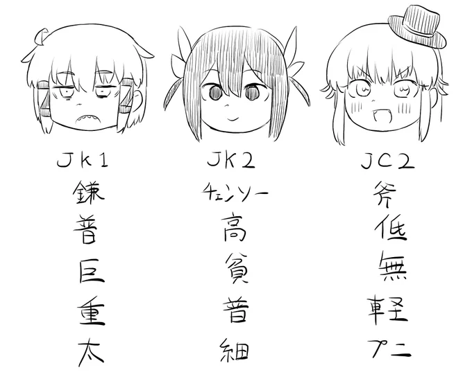 3人娘の情報です
ご査収ください 