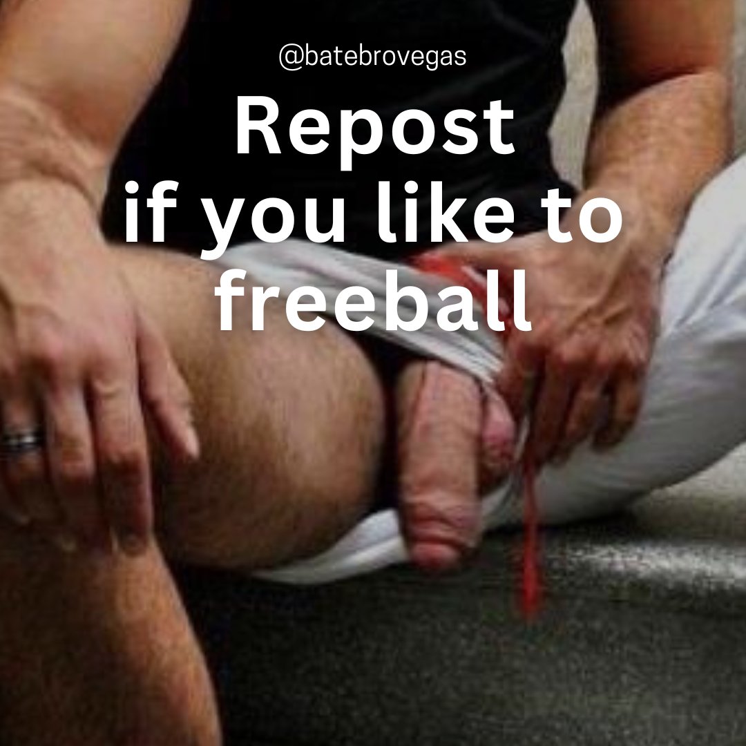 Retweet if you like to freeball. Who needs underwear?