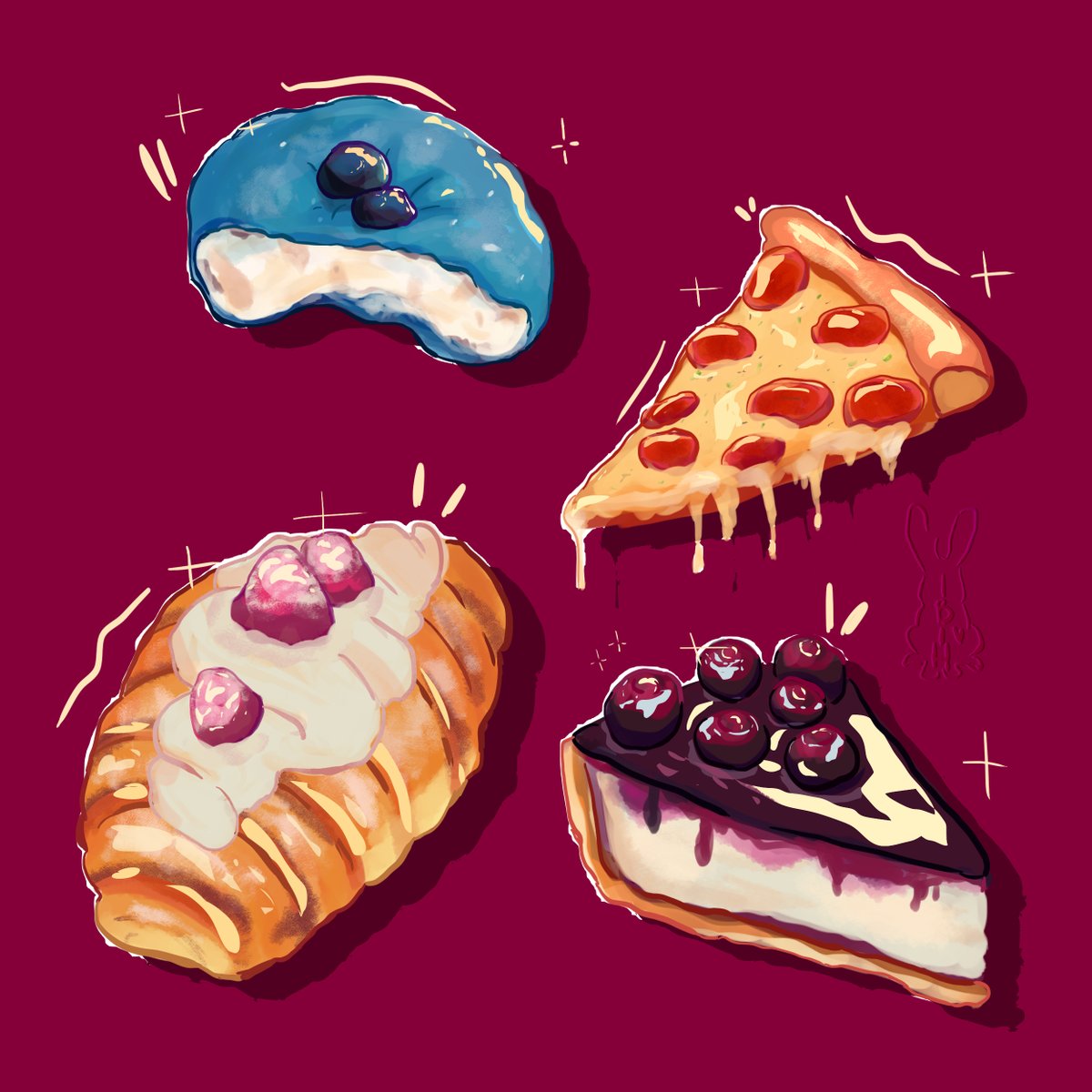 Itsibih's tweet image. Me inspire en los dibujos de @nouconcept 🧡