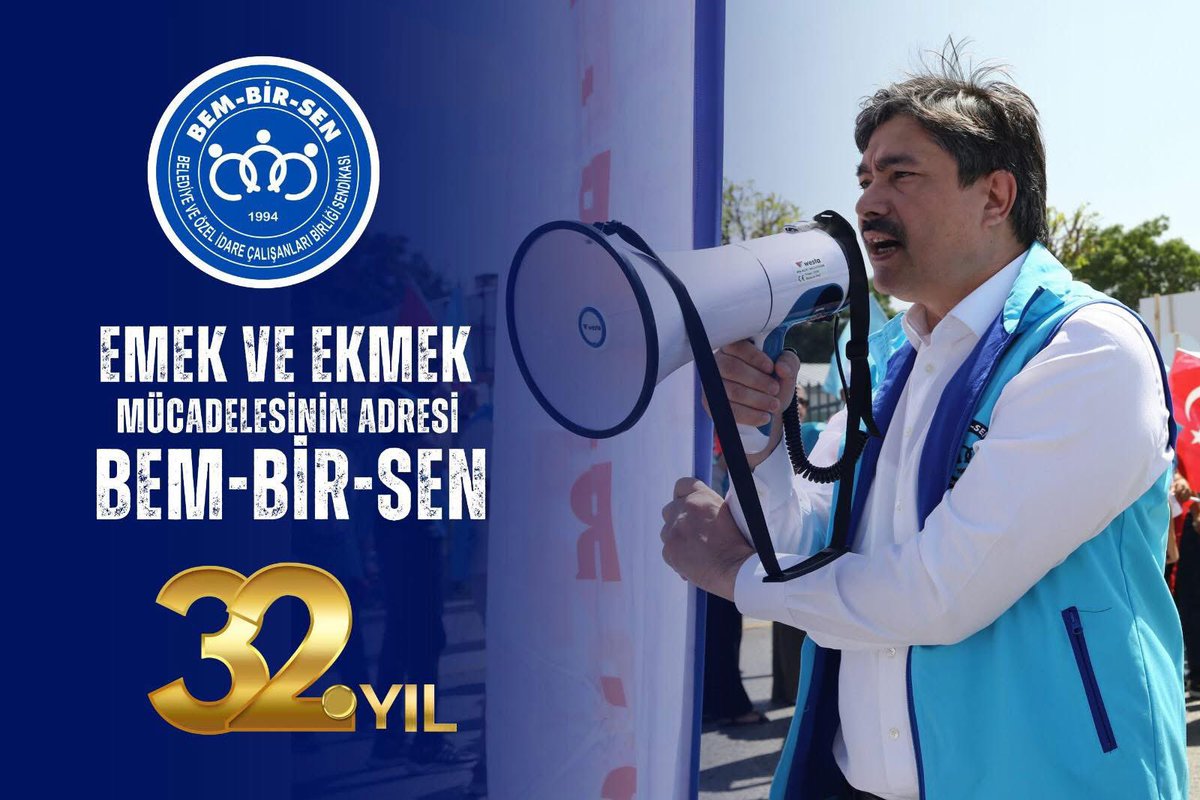 Masada kararlı, sahada güçlü bir sendikal anlayışla; talepleri kazanıma dönüştürdük. Söylem değil sonuç ürettik.

#İstikametÜzere 
#BemBirSen32Yaşında
#10Ocak1994