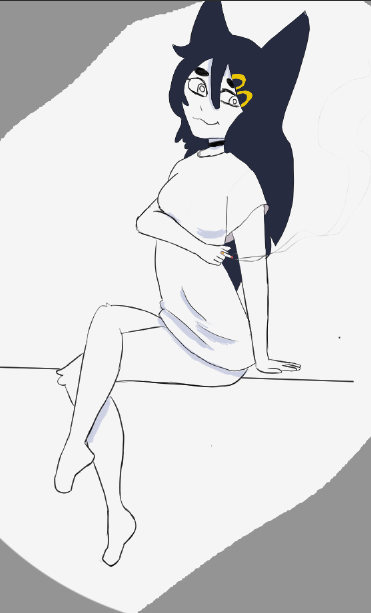 A drawing I made of RishMimu. I really like his character.