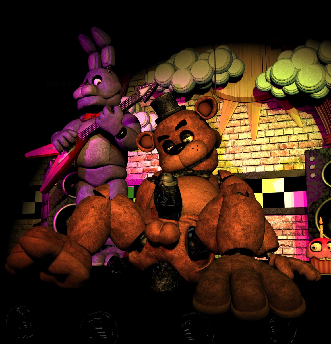 Bonnie is not so sure that was part of the show rehearsal.