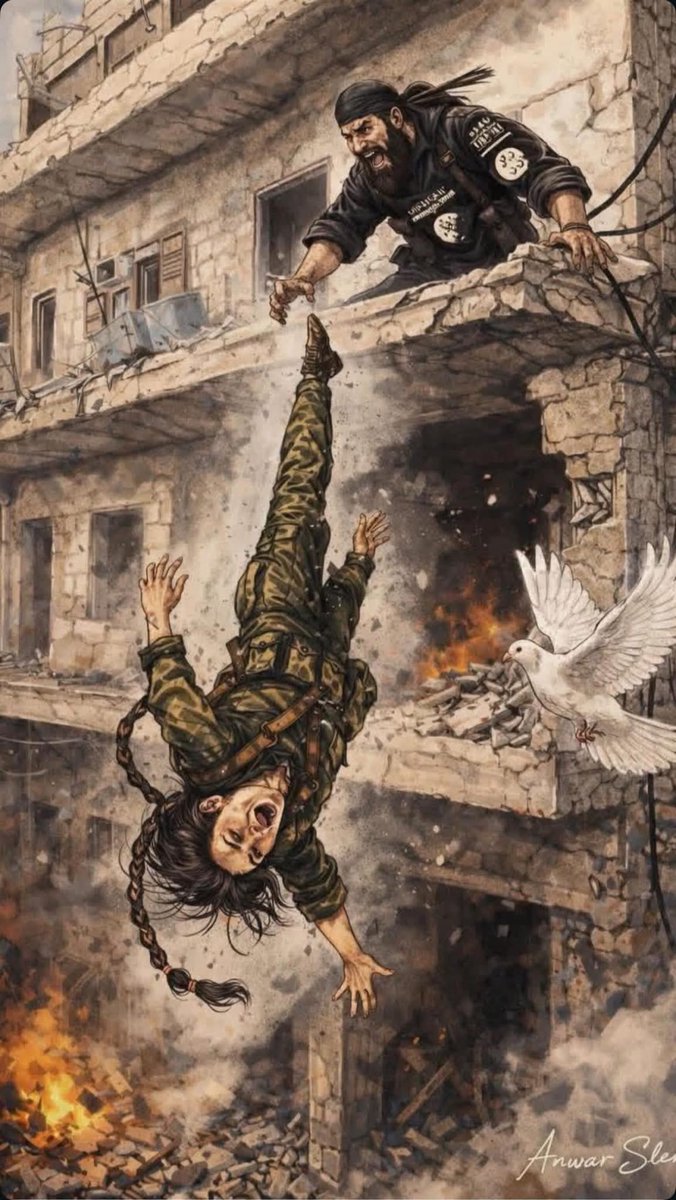 MahabadZaze's tweet photo. Kedisini kucağında kurtaranla,
bir kadını çatıdan atan aynı tarafta olamaz.

Bu bir savaş değil;
insanlıkla barbarlığın çarpışmasıdır.

Silahlar eşit olabilir,
vicdan asla.
#HalepteKATLiAMvar 
#KurdishNeighborhoodsUnderGenocide https://t.co/0SHhMfRd99