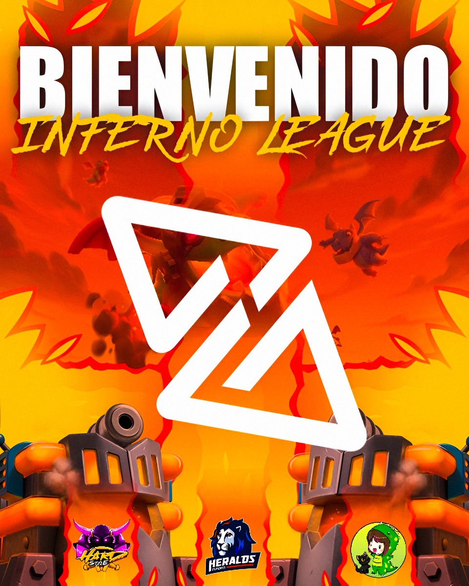 #InfernoLeagueE1 • ¡Bienvenidos! 😉

Demosle la bienvenida a <a href="/AscentGamingGG/">Ascent Gaming</a> 🌎.

Serán ellos los primeros campeones de la Inferno League? 👀

#ClashRoyale #WeAreInferno 🔥.