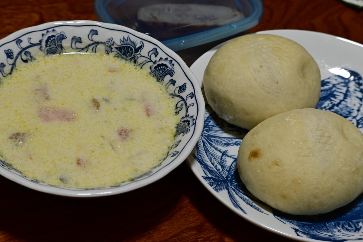 大量に作る牛乳スープ(鶏ガラスープ+牛乳）
#牛乳でスマイルプロジェクト #買って応援 #食べて応援 #呟いて応援