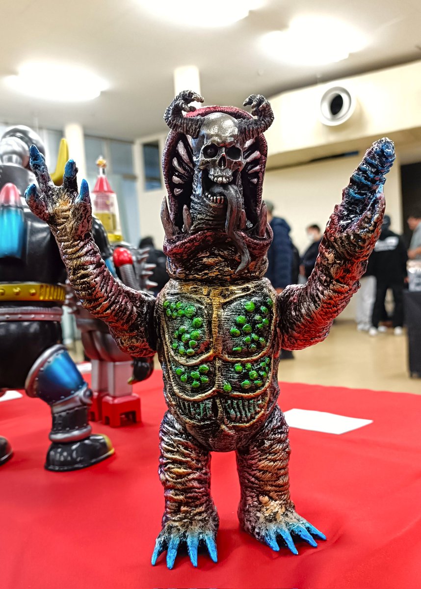 赤松先生にやっとスカルボスX（タルボスXのカスタム）見せる事ができて