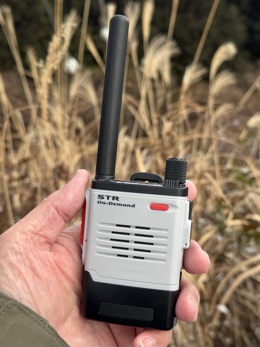 関西OAM 特小 チェックイン完了😎 新たに入手した特小トランシーバーで