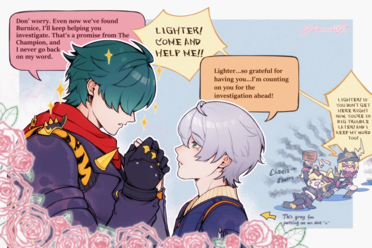 city_serene's tweet image. #lighterwise #Lighter #Wise #ZenlessZoneZero 
Promise of The Champion💖🧡