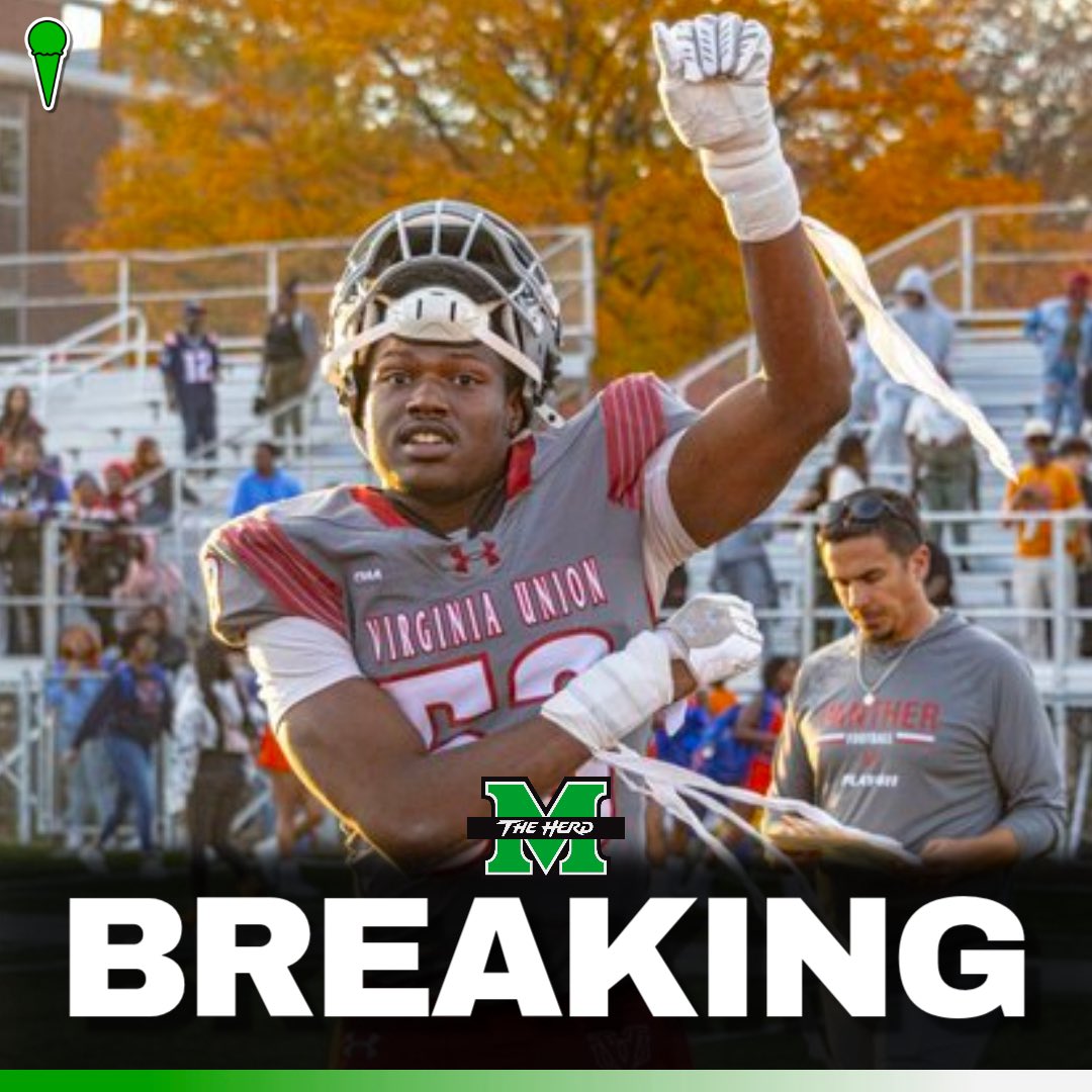 Virginia Union transfer DL Keydel Painter has committed to The Herd.