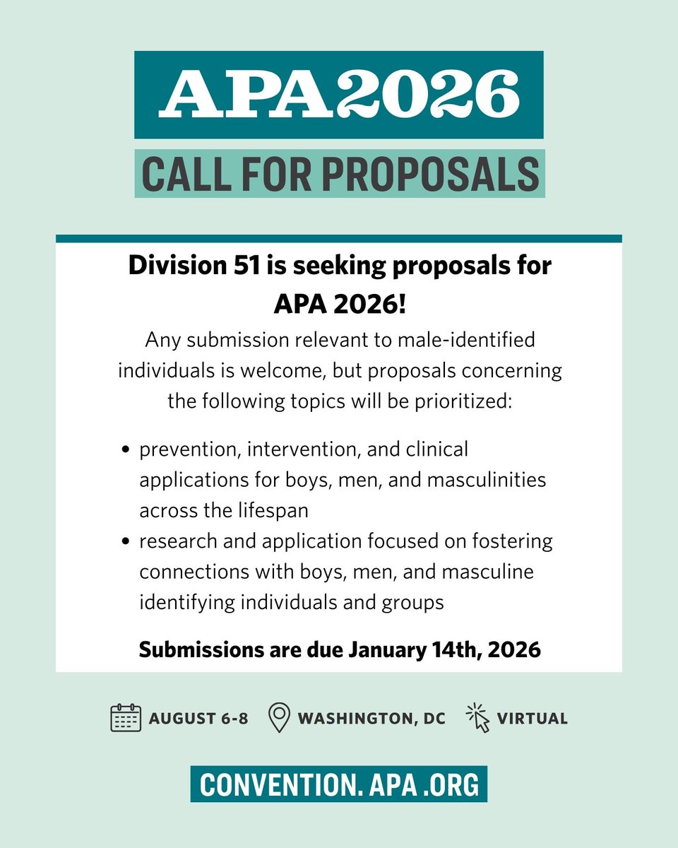 APA Division 51 tweet media