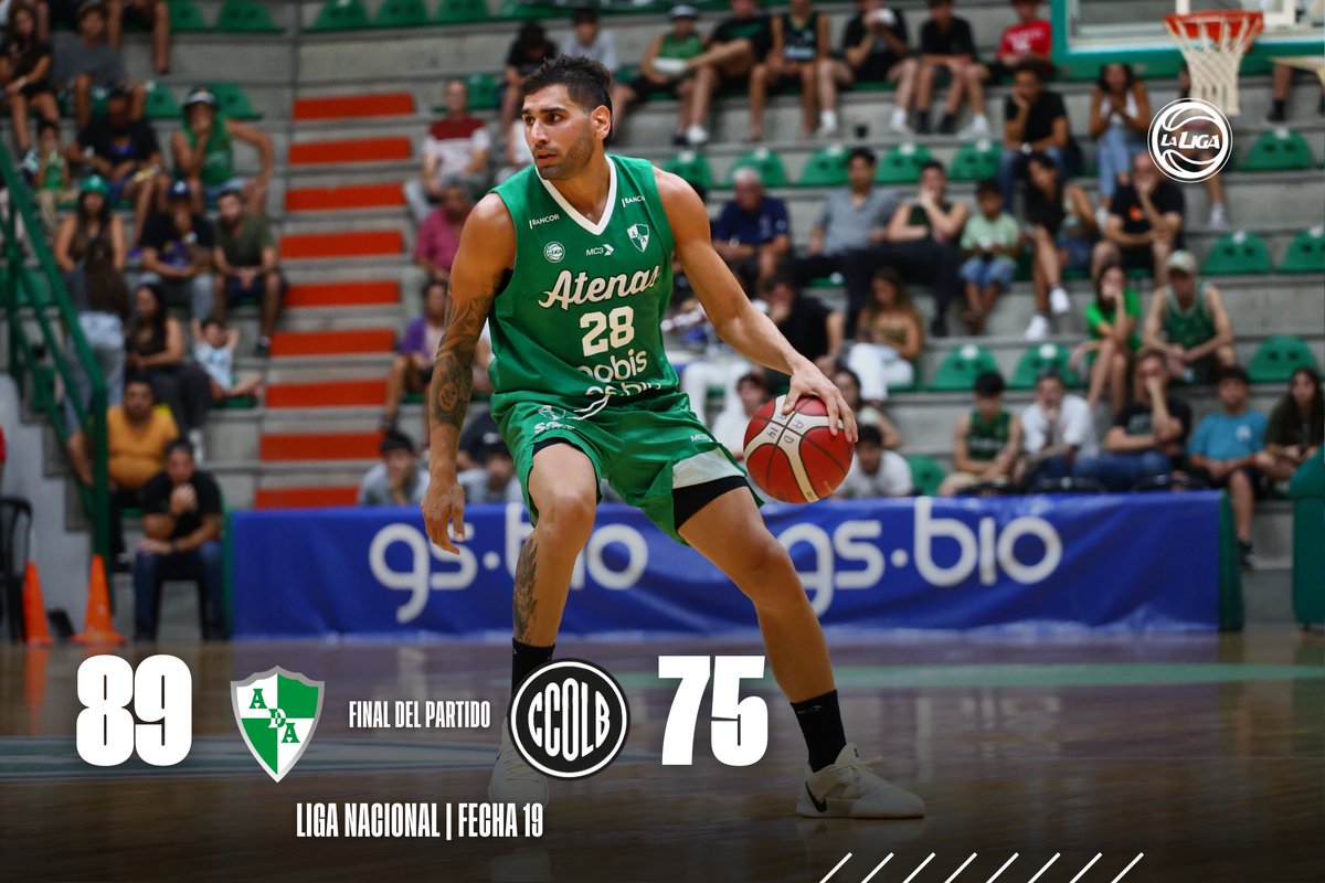 🏀 LIGA NACIONAL 2025/26

FINAL DEL JUEGO | 🔳🔳🔳🔳

🟢⚪️🟢 | ATENAS 
⚪️⚫️⚪️ | OLÍMPICO

📊
laliganacional.com.ar/laliga/partido…