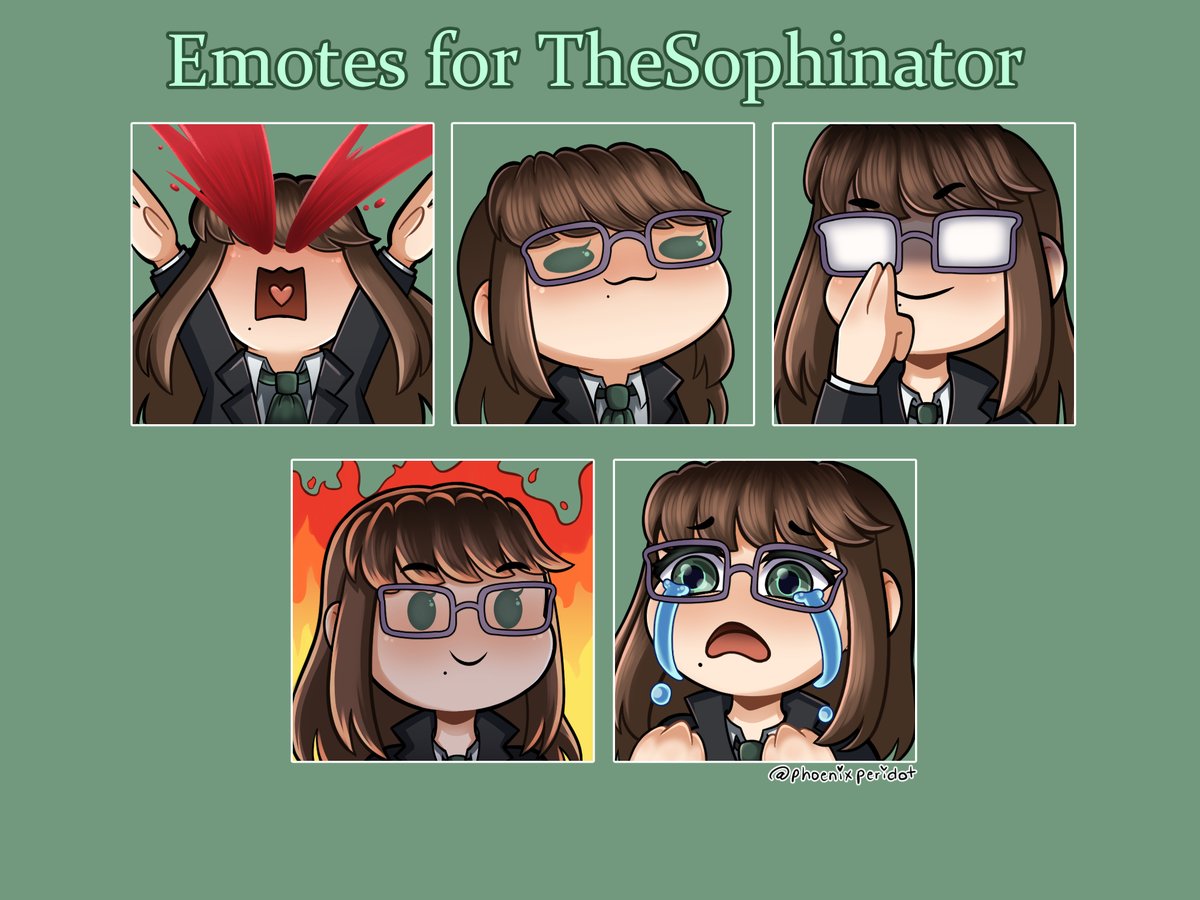 5 batch of emotes for one of my frequent clients! thank you so much for your support <3
-
#art #digitalart #emotes #twitchemotes #Commission
