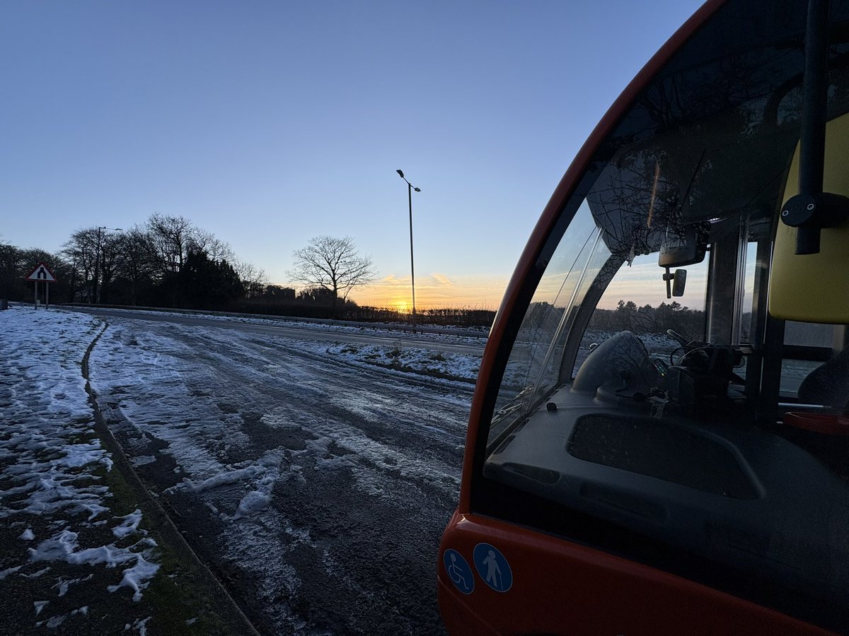 BusDriver_Jason's tweet image. A day at the wheel observing a sunset