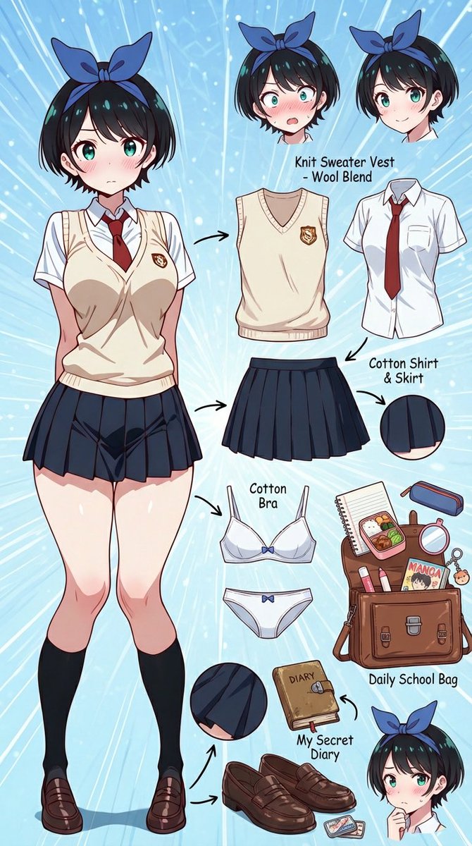 5md_3355's tweet image. 瑠夏ちゃん＊

 #AIart  #更科瑠夏 #かのかり 
 #RukaSarashina