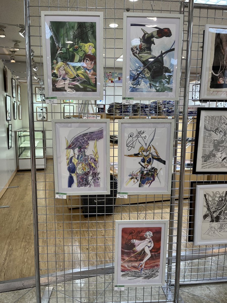 長谷川裕一 POPUPストア 複製原画、マップスは売り切れました。 鋼鉄の