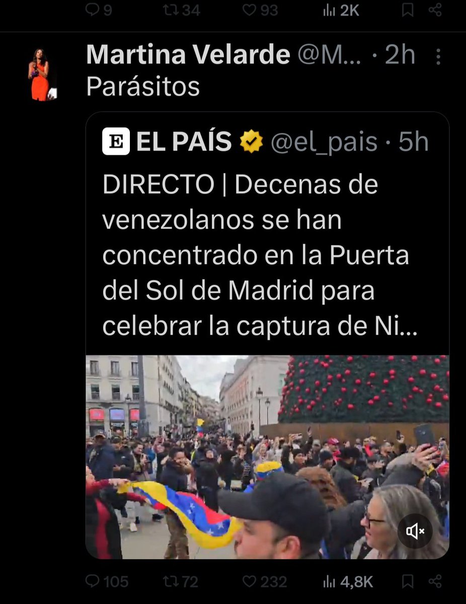 RE4CTIONS's tweet photo. @PabloEchenique @RomanCues_i0sm Martina Velarde y Antonio Maestre participan en la campaña de odio contra la diaspora Venezolana en España https://t.co/eN935fqnQT