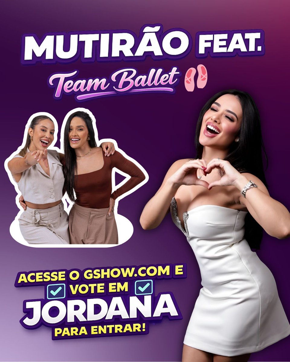 cfjordana's tweet photo. 💖 MUTIRÃO FEAT. @InfosRenata e @InfoEvaPacheco 💖

🗳️ A cada 10 votos mandem um emoji ou uma palavra nesse tweet.

🎯 META: MIL COMENTÁRIOS 

⏰ ATÉ 00H00

🚨 O voto é para ENTRAR, votem na JORDANA!

🔗 LINK: https://t.co/zJQBmqfAdN

#TeamJordana #BBB26 https://t.co/GVAbMDwelz