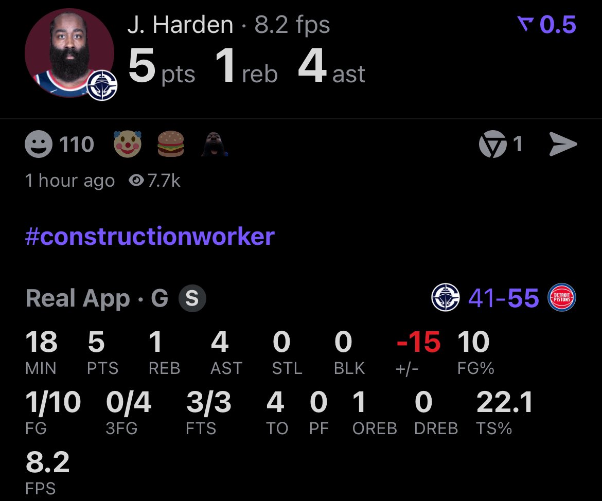 “Yo Harden what’s today’s date?”
Harden: