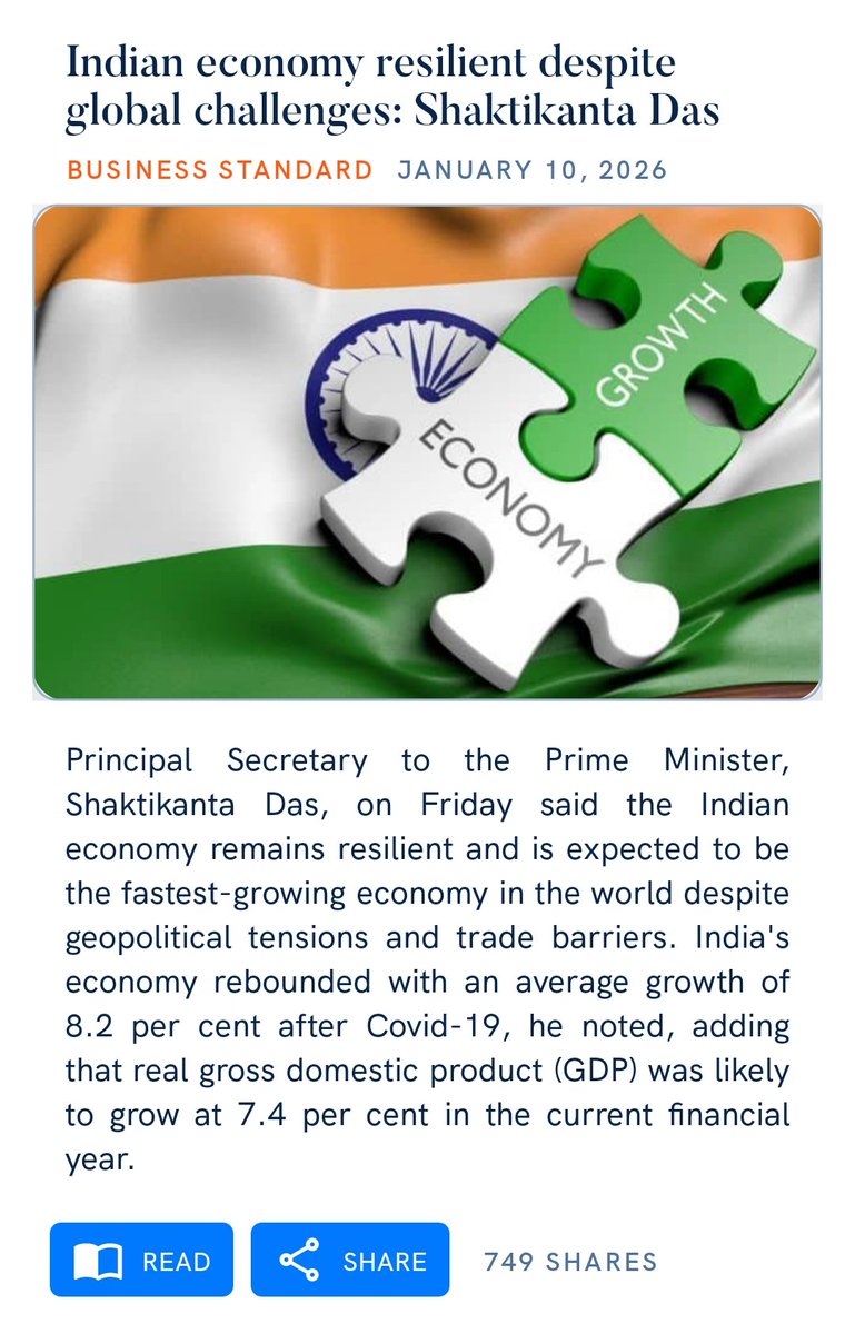 Indian economy resilient despite global challenges: Shaktikanta Das
business-standard.com/economy/news/s…

via NaMo App