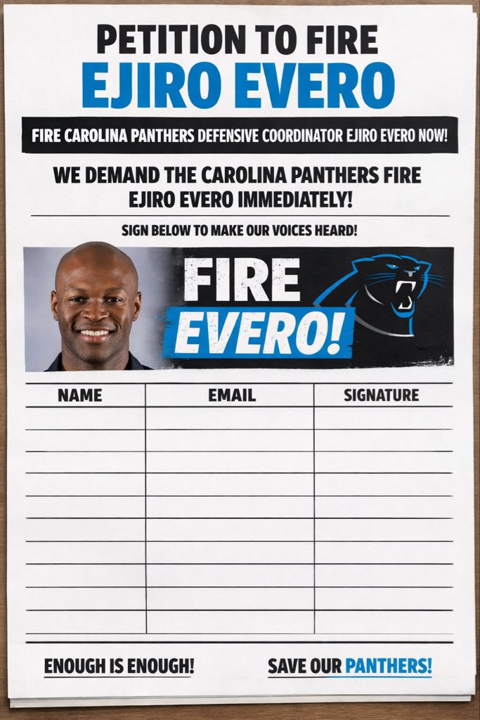 704SportsGuy's tweet image. #FireEvero 

Every like or RT = 1 Vote

@Panthers