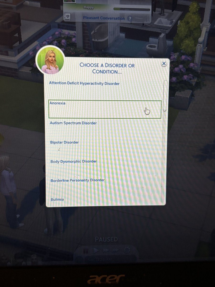omadhater's tweet photo. giving my sim anorexia and body dysmorphia stay tuned https://t.co/vEwSRc8nh8