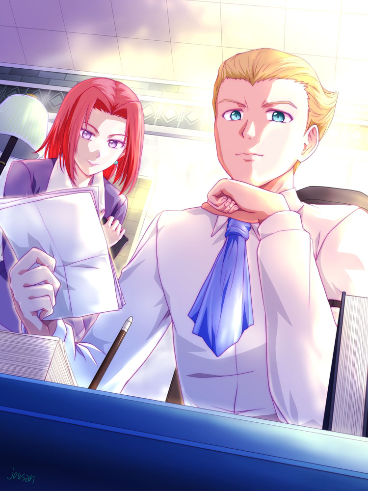 m_jousan's tweet image. スケブ納品しました。リクエストありがとうございました。初めてリシャールを描きました。