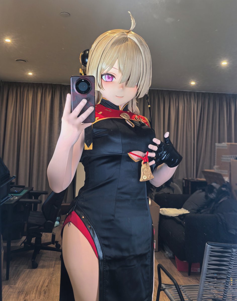 233Msb's tweet image. 解开这个绳子会发生什么呢？
（什么也不会发生）
#kigurumi 
#着ぐるみ 
#ZenlessZoneZero
