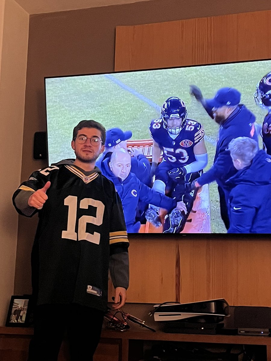 Aquí apoyando a mis empacadores desde San Jerónimo, recordando al gran Aarón Rodgers, gracias por tanto. Saludos #foximpactonfl