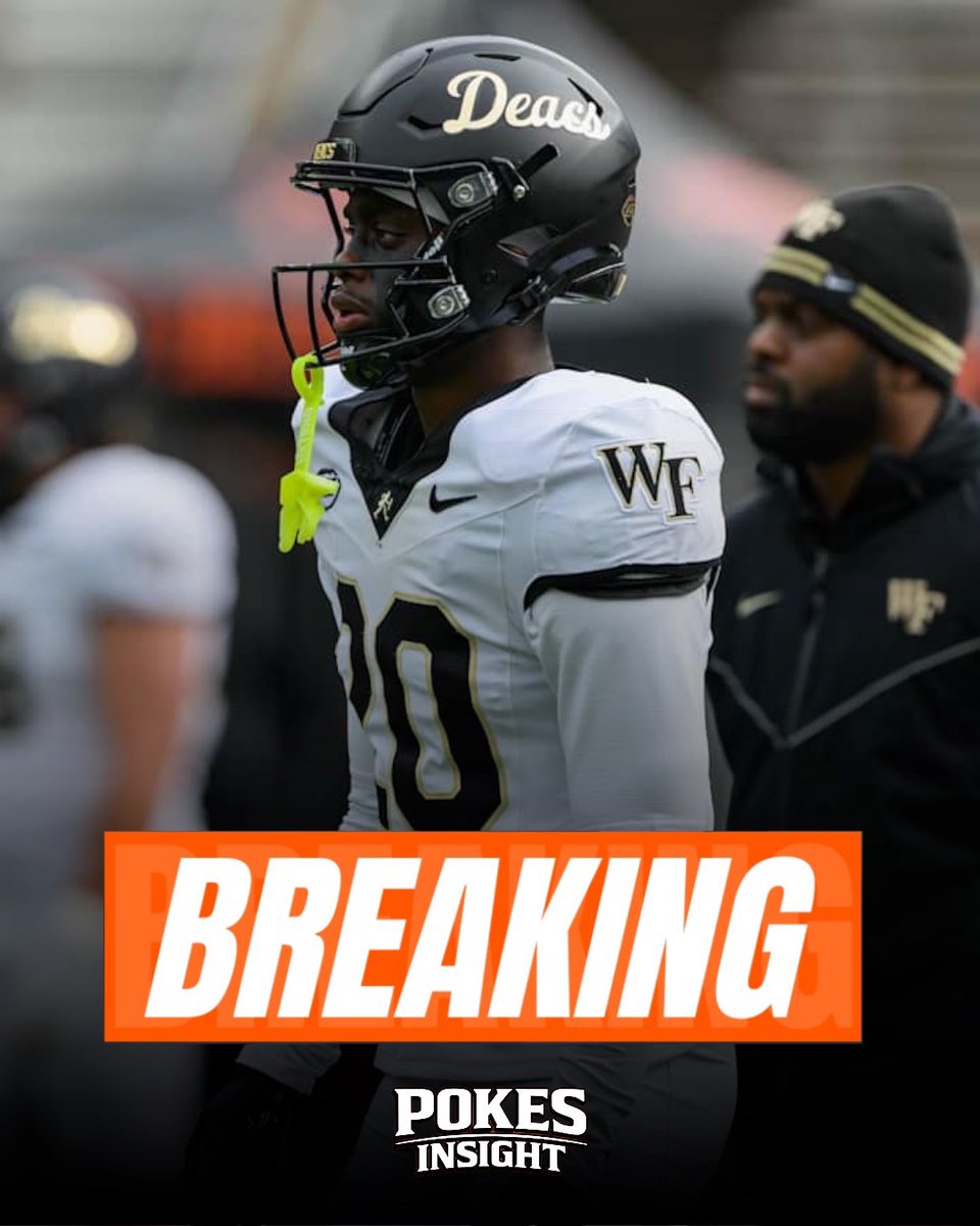 PokesInsight's tweet image. PORTAL NEWS: Wake Forest transfer WR Chris Barnes has committed to Oklahoma State, per @On3Sports. 

The 5-foot-8, 170-pound WR totaled 39 catches for 547 yards and 3 TDs in 2025, earning All-ACC WR/returner honors.

Another huge addition for Eric Morris &amp;amp; Co.