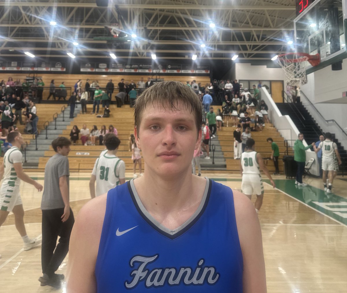 hoopseen's tweet photo. FINAL:
@Pickensbball – 50
@FanninCobball – 58

Fannin County walks away with a tough road win over Pickens in a hostile environment.

Kolton Kaylor (@koltonk23) was special, to say the least. At 6’7, Kaylor plays with guard skills, elite athleticism, and a strong feel for the game. He consistently made the right reads with the ball in his hands, and his activity on the defensive end stood out. His mobility lets him sit down and defend guards on the perimeter while still protecting the paint at a high level. Kaylor finished with 22 points and stuffed the stat sheet across multiple categories.

Keaton Watkins (@keatonwatkins27) provided a strong post presence all game, and Fannin went to him whenever they needed a steady bucket. He controlled the glass and brought physicality inside, ending with 13 points.

Pickens fought hard but came up just short. Their backcourt of McCord Purdy (@McCordP_11) and DJ Mitchell (@Djmitchell0) was exciting to watch, two guards with quick triggers who play with confidence and a great feel for the game. Purdy scored 19 points with six threes, while Mitchell added 18 with five threes of his own.