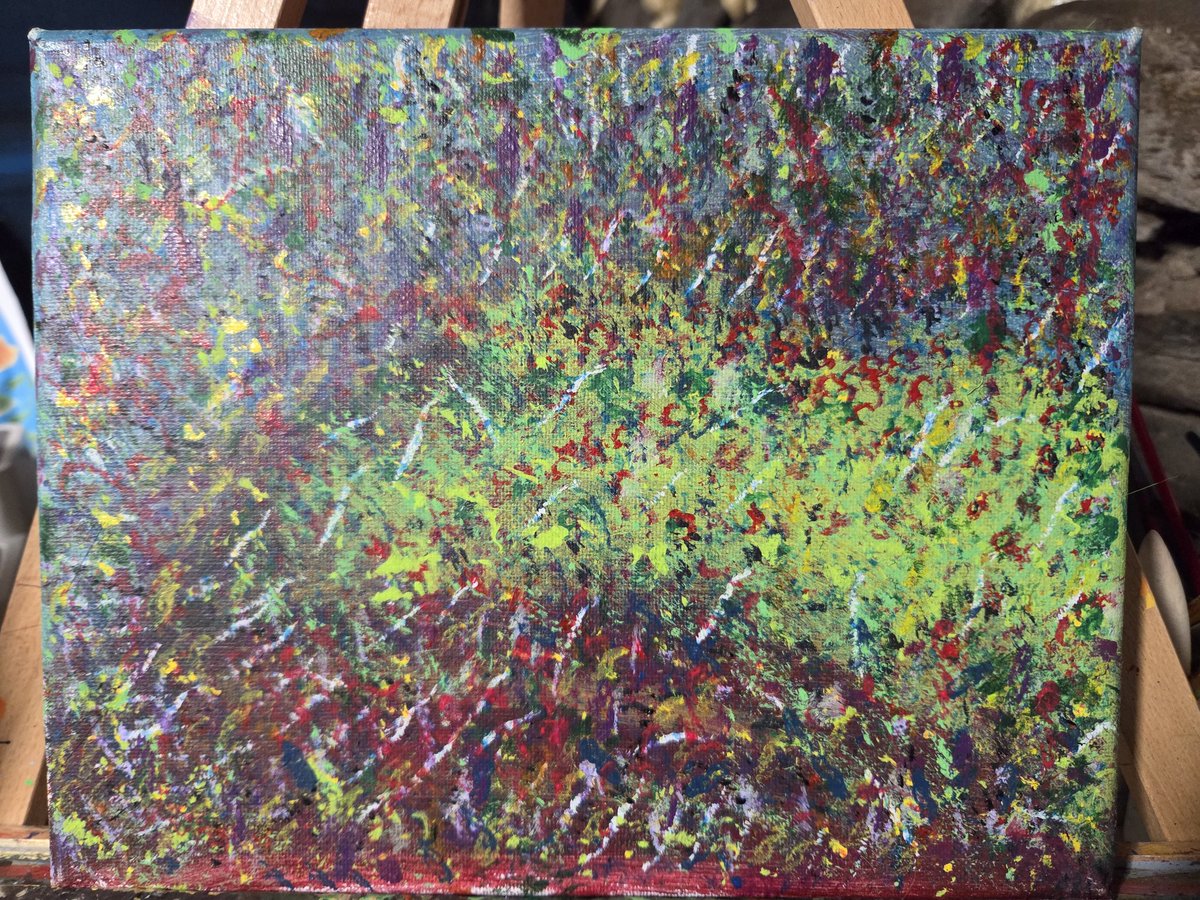 Lakiquiod's tweet photo. In motion #frogsmells #art #abstract #painting https://t.co/zxU2aldz0D