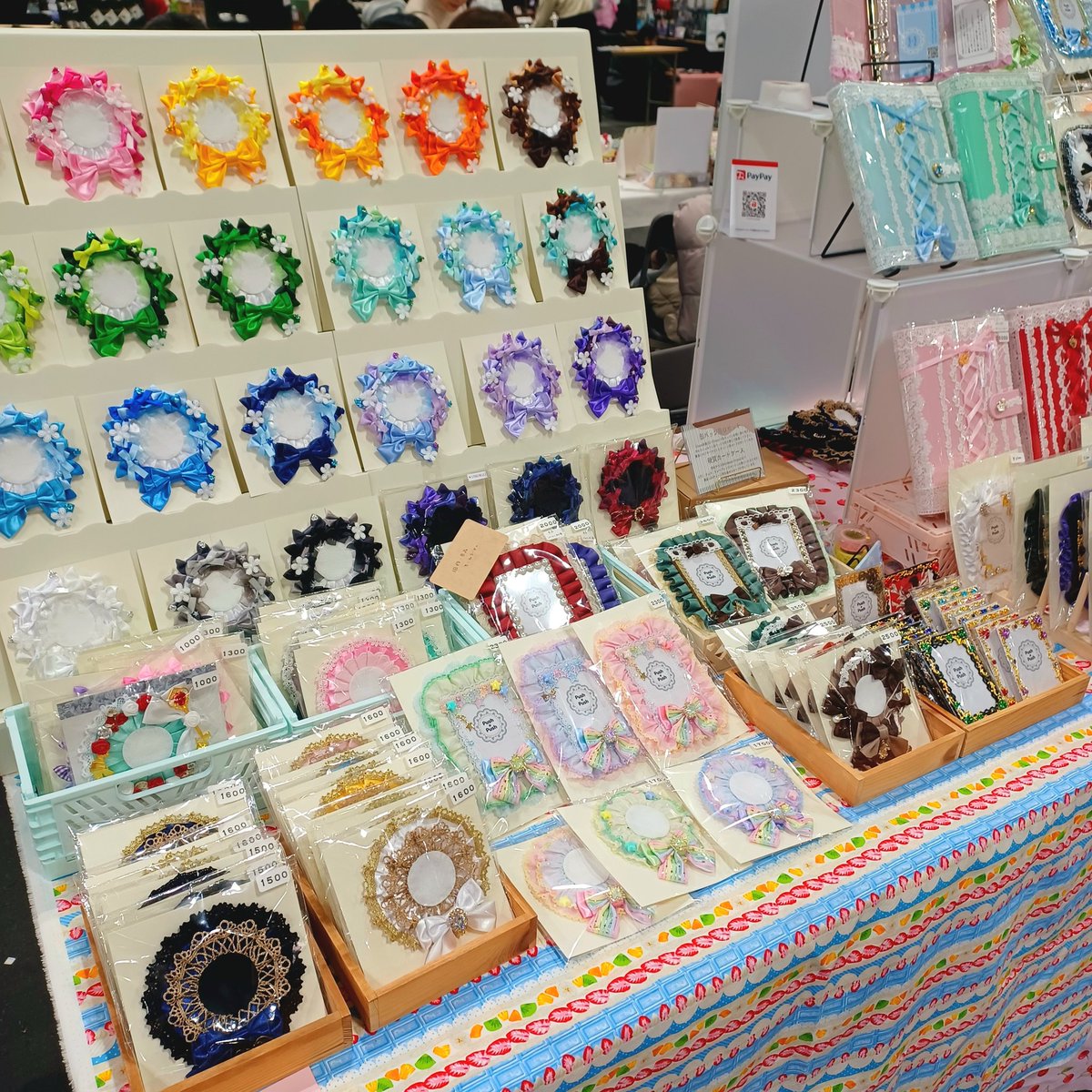 PushPush227's tweet image. 設営完了しました！
4号館 は27 でお待ちしております🎀

 #arteVarie   #推し活