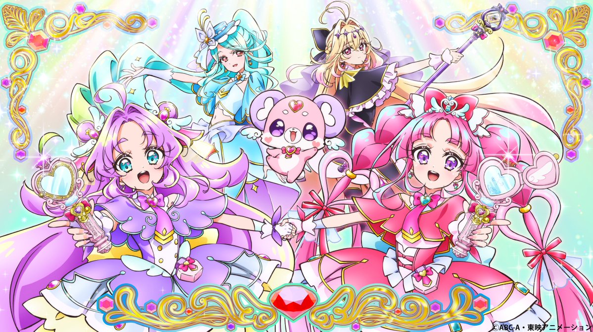 oricon_anime_'s tweet image. 紫の主人公プリキュア23作目で初めて誕生
『名探偵プリキュア！』キャラ設定画など解禁

2027年から1999年にタイムスリップする物語
oricon.co.jp/news/2430028/f…

#precure #名探偵プリキュア
