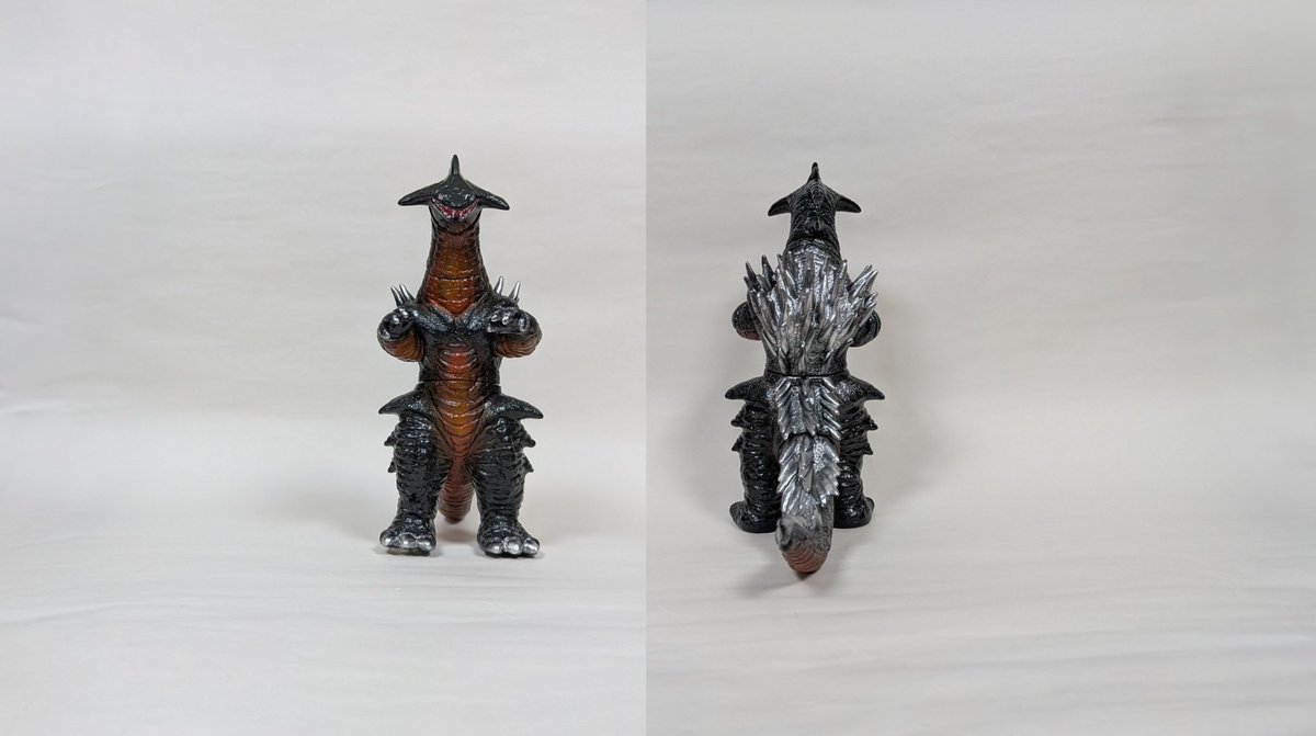 ガモス 残酷怪獣 よかモンシリーズ オクトサイバー ソフビ 未開封 オクトサイバーさんのよかモンシリーズ 残酷怪獣ガモスを開封