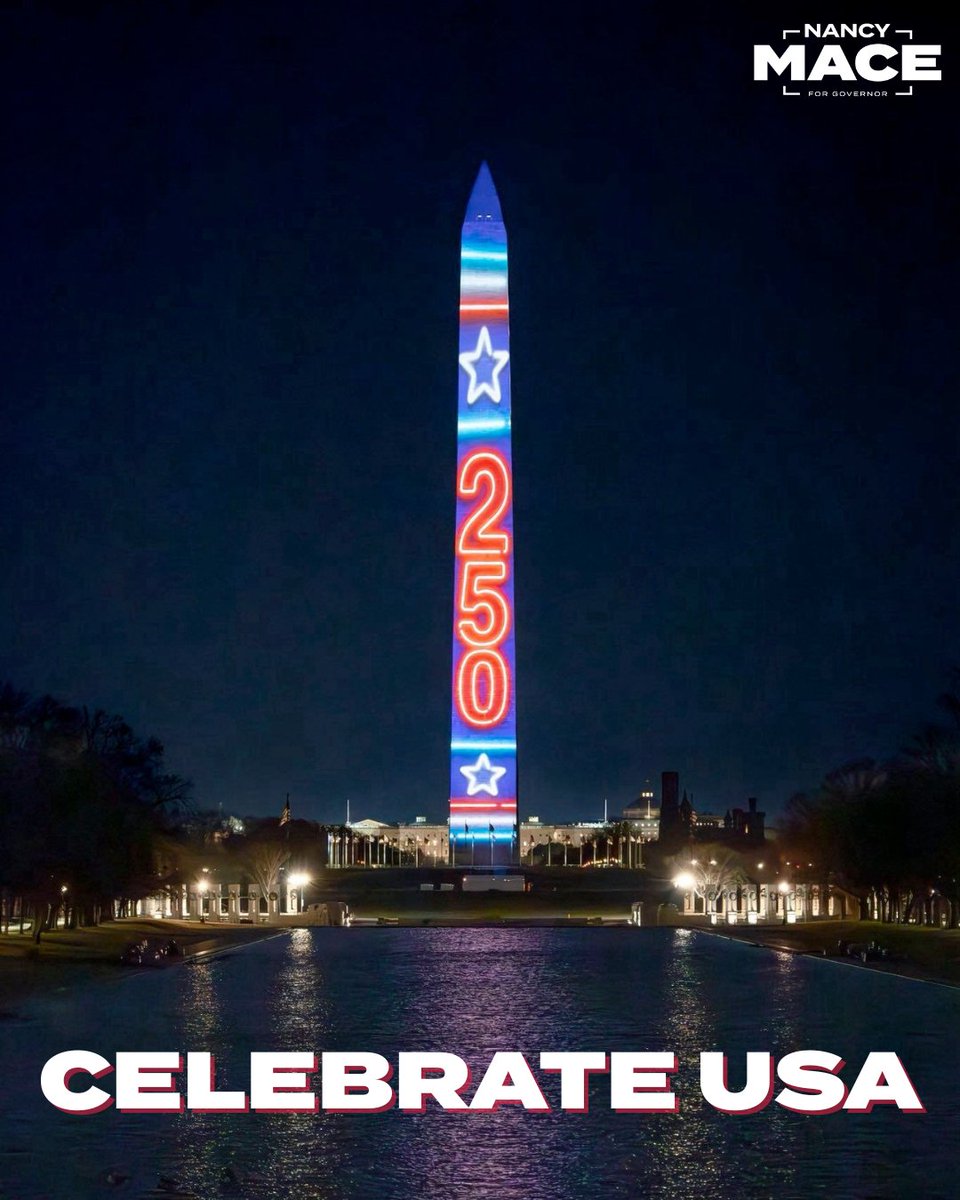 2026 marks America's 250th birthday. 

A quarter millennium of freedom.

Here's to 250 years of greatness, and 250 more. God bless America. 🇺🇸