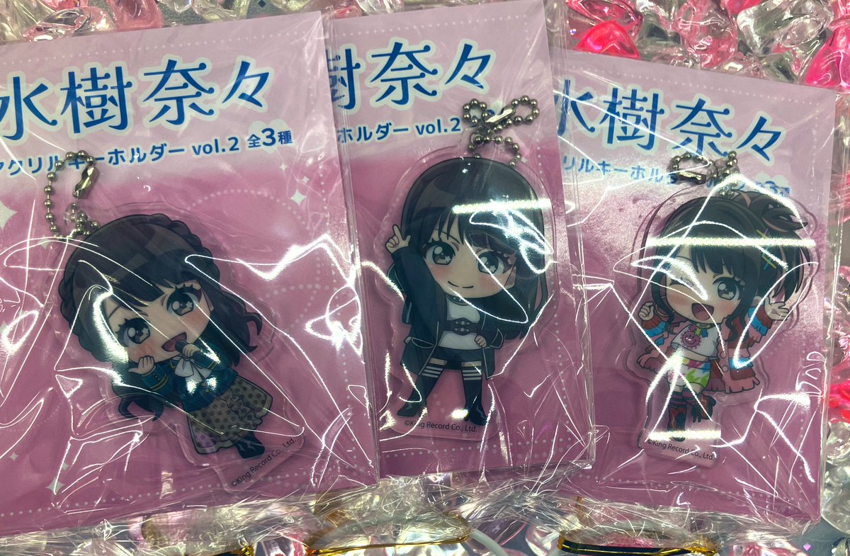 🩵水樹奈々×GiGOキャンペーン🩵 ・水樹奈々 アクリルキーホルダー
