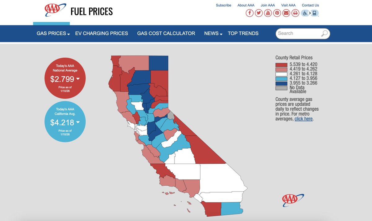US_OGA's tweet image. We thank California's 47th best Congressman for sharing his views on energy this afternoon with all of us.

In return we will point out that Californians pay the highest fuel prices in the nation thanks to his views on energy.