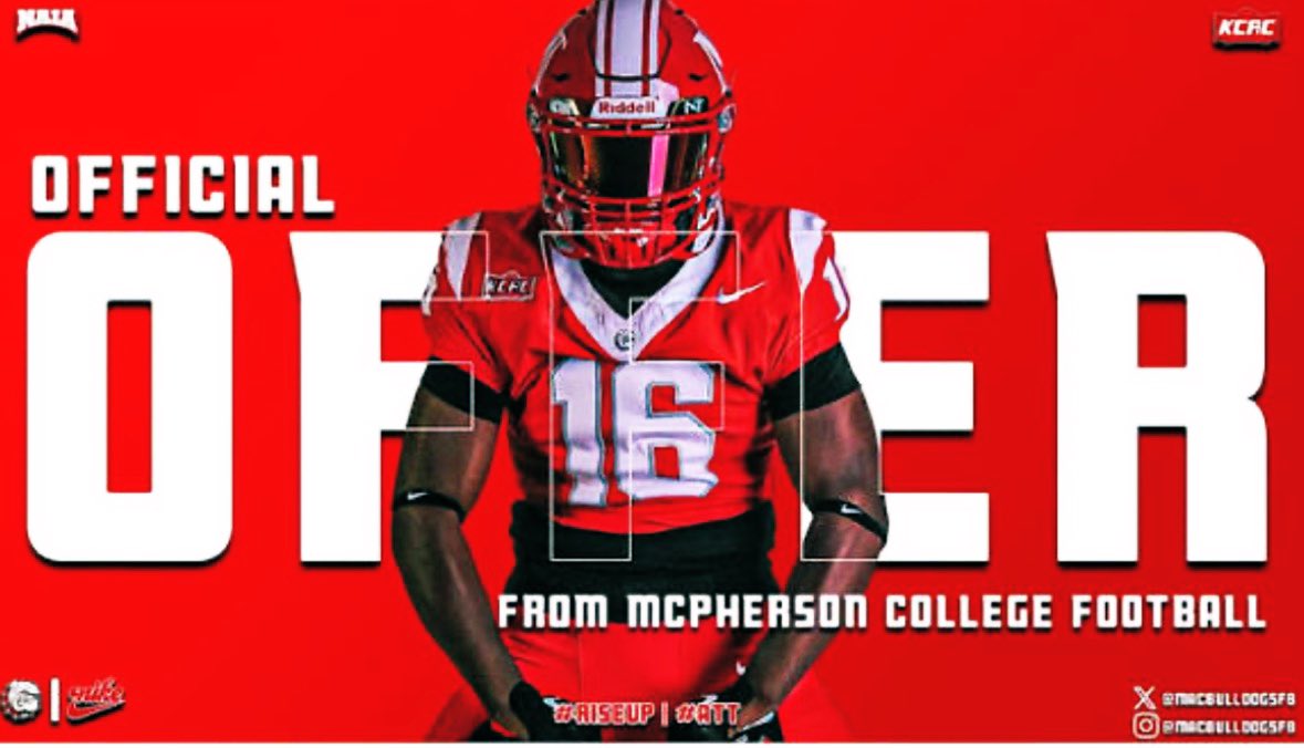Isaiah_Ambush07's tweet photo. I am honored and grateful to receive my first offer from McPherson college @MikeGant99 @CoachJaimieT https://t.co/jjRAlHCEu3
