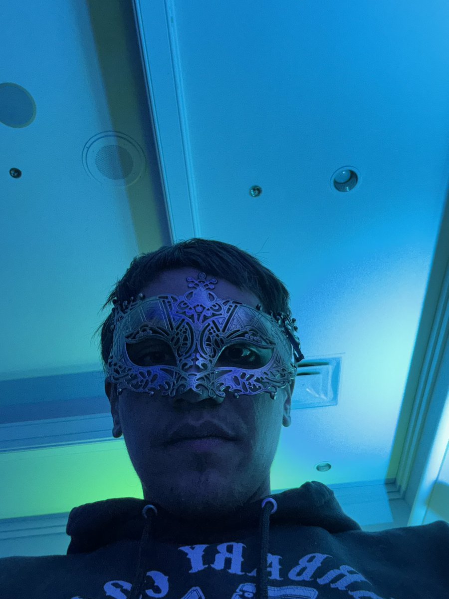 Currently out of dress at a masquerade